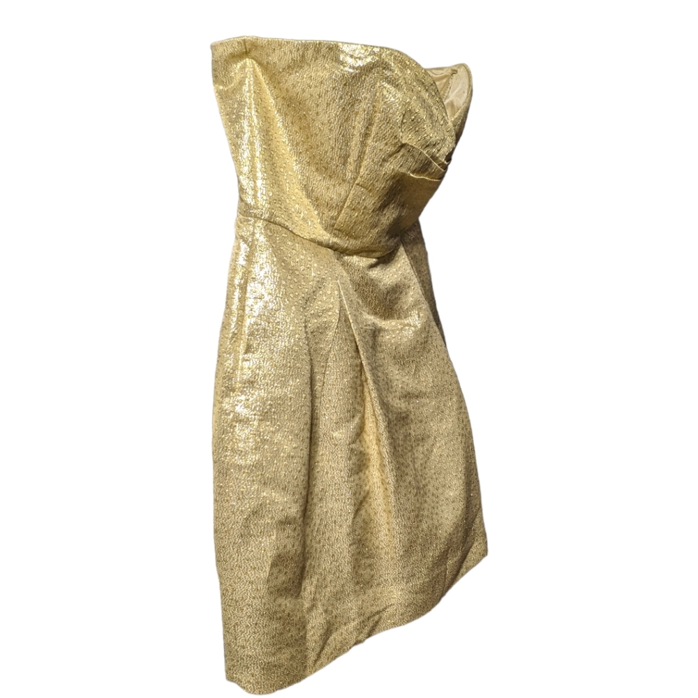 Shoshanna Gold Party Dress NWOT